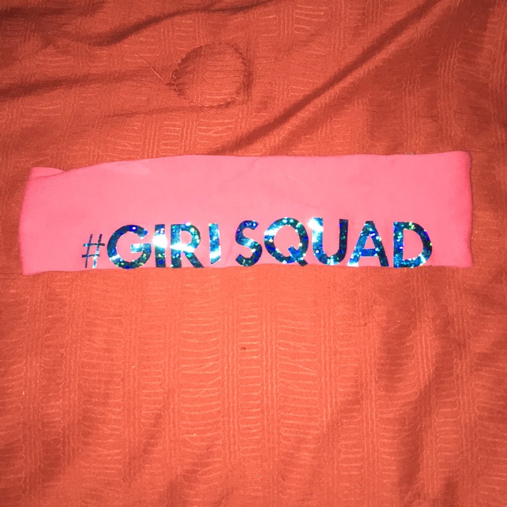 Pink headband